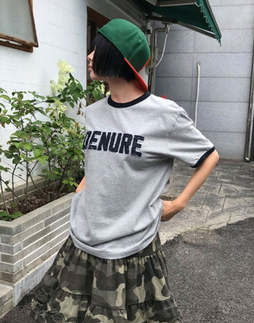 FRAY PATCH RINGER TEE